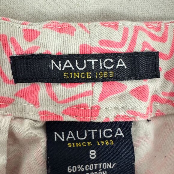 Nautica Girls' Zigzag Print Shorts Size 8 - Picture 2 of 6